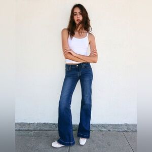 7 For All Mankind Dojo Flare Low Rise Jeans